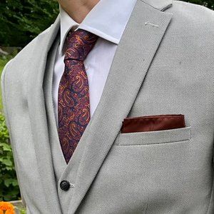 Harvest Paisley Silk Tie